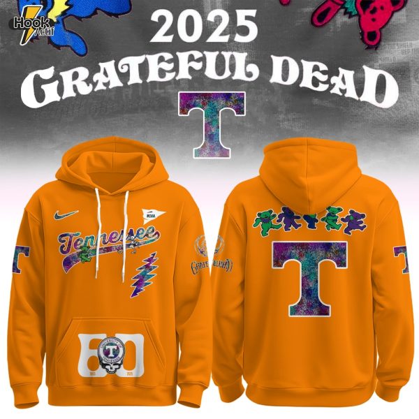 Tennessee Volunteers x Grateful Dead 60th Anniversary Hoodie Set 2025
