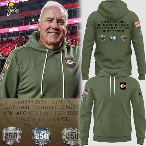 The 250th Birthday Of The U.S. Marine Corps, The U.S. Army and The U.S. Navy Patch Salute to Service Hoodie