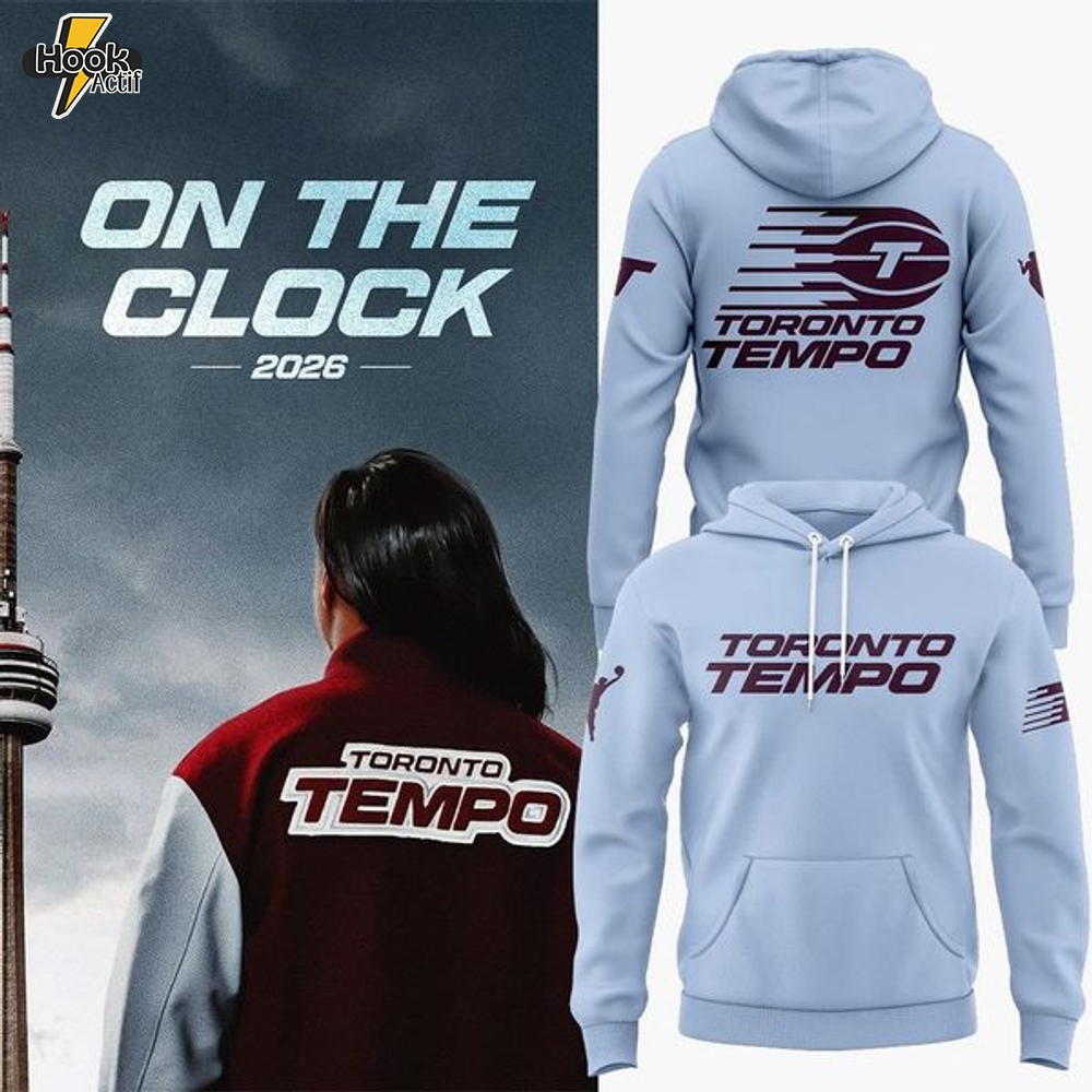 Toronto Tempo EST.2026 WNBA Hoodie (Light Blue) Toronto Tempo EST.2026 WNBA Hoodie (Light Blue)