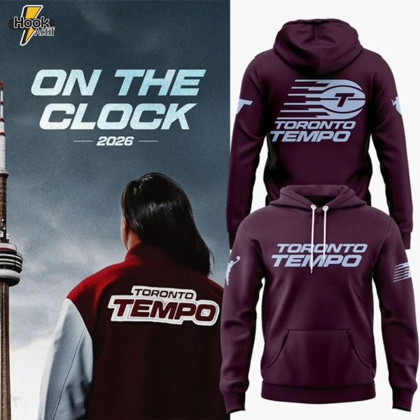 Toronto Tempo EST.2026 WNBA Hoodie (Maroon)