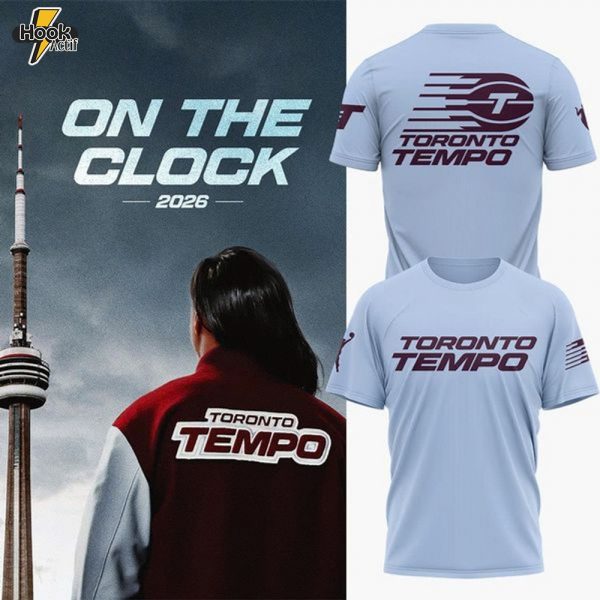 Toronto Tempo EST.2026 WNBA T-Shirt (Light Blue)