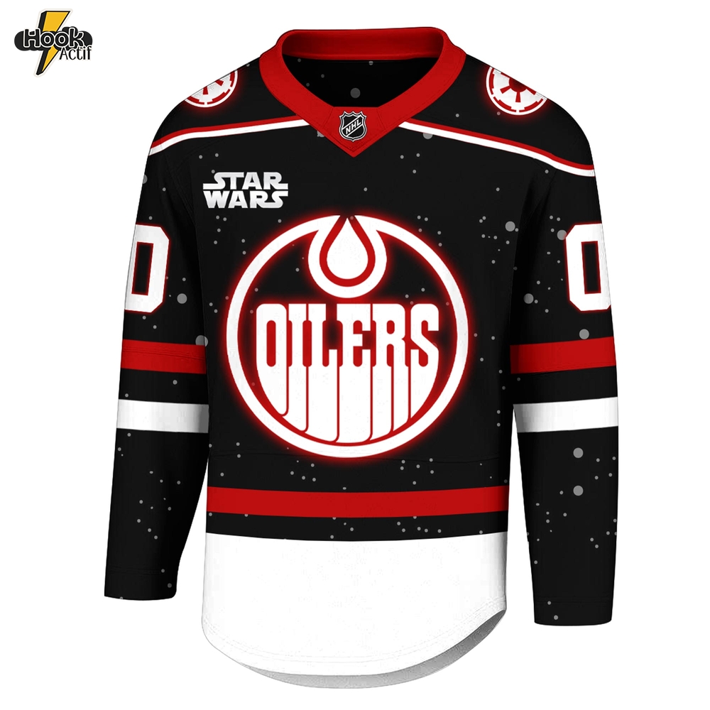 Unisex Oilers x Dark Side Galactic Edition Custom Jersey Unisex Oilers x Dark Side Galactic Edition Custom Jersey
