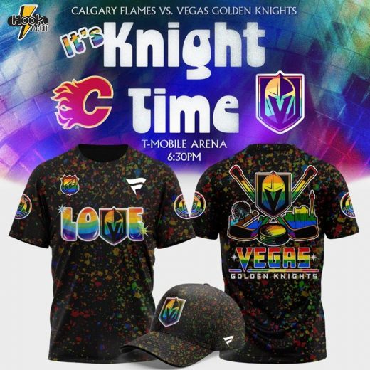 Vegas Golden Knights "Love" It's Knights Time Shirt 2025