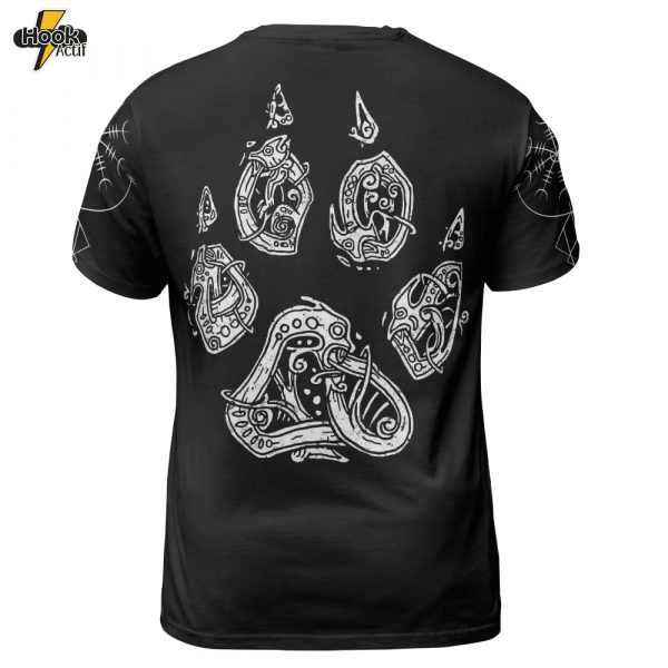 Viking Shirt Wolf Viking Art Fierce Spirit – Buy Online at HookActif.com