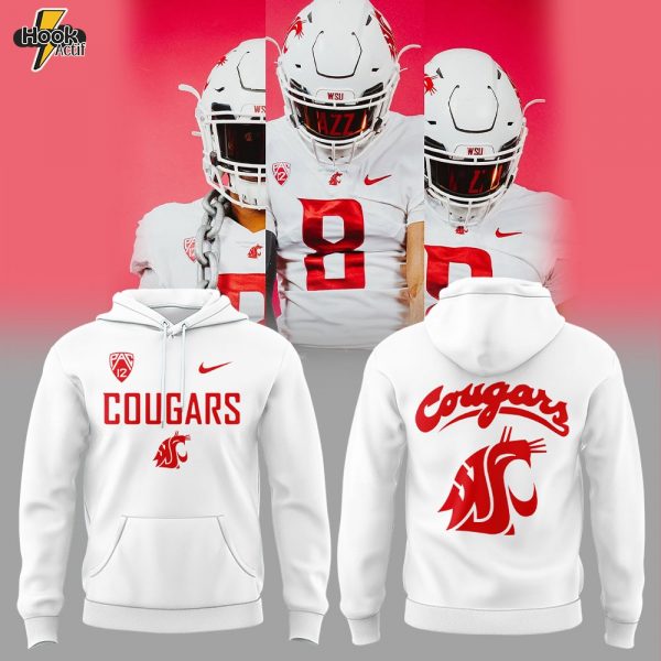 Washington State Football white, white, anthracite Tshirt 2025 Combo Hoodie