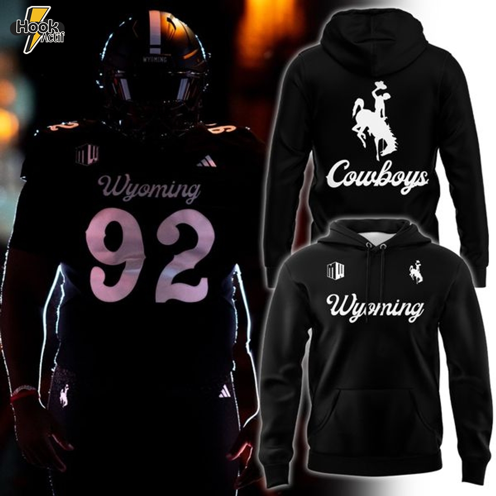 Wyoming Cowboys “Coal Edition” Hoodie - Limited Edition Wyoming Cowboys “Coal Edition” Hoodie - Limited Edition
