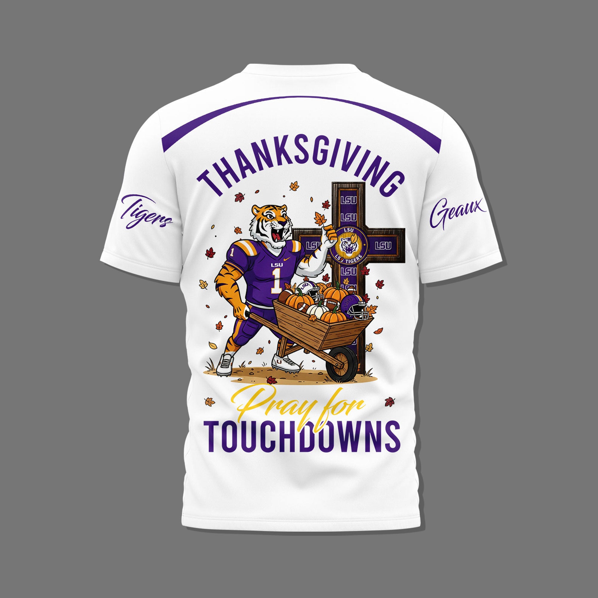 Premium Lsu Thanksgiving 3d Shirt Httt 01 Premium Lsu Thanksgiving 3d Shirt Httt 01