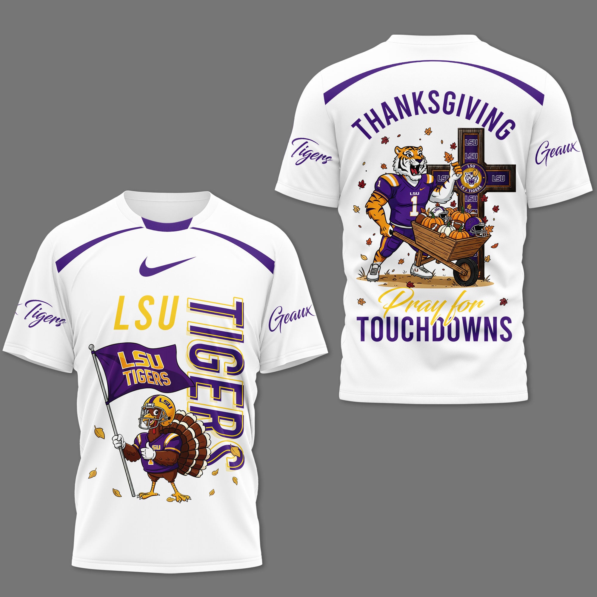 Premium Lsu Thanksgiving 3d Shirt Httt 01 Premium Lsu Thanksgiving 3d Shirt Httt 01