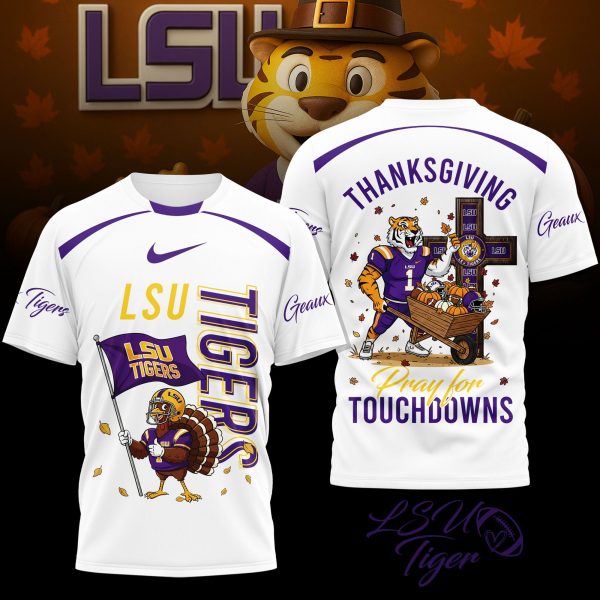Premium Lsu Thanksgiving 3d Shirt Httt 01