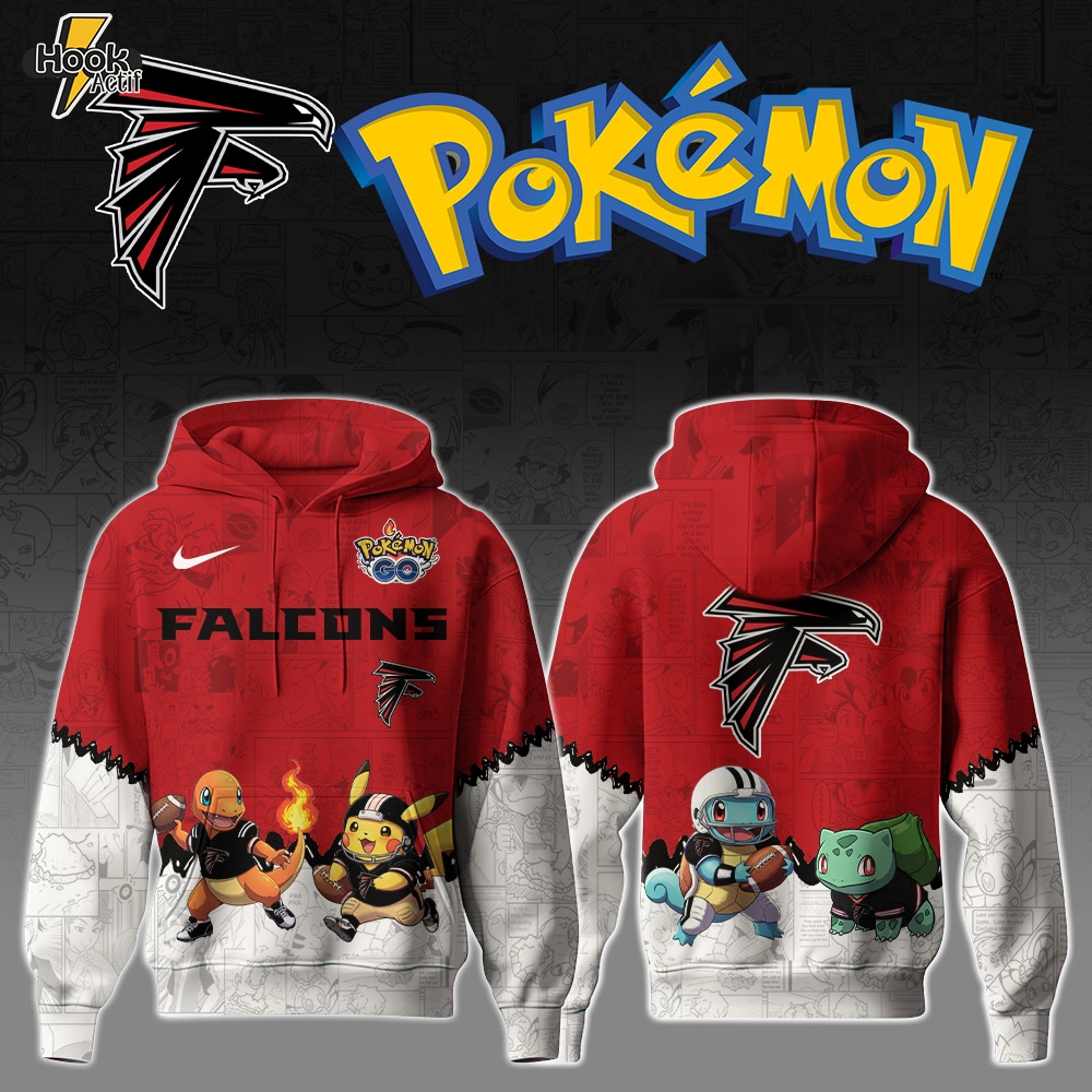 ATL Falcons Special Pokemon Limited Edition Hoodie ATL Falcons Special Pokemon Limited Edition Hoodie