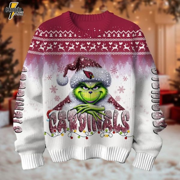 Arizona Cardinals x Grinch Christmas Sweater