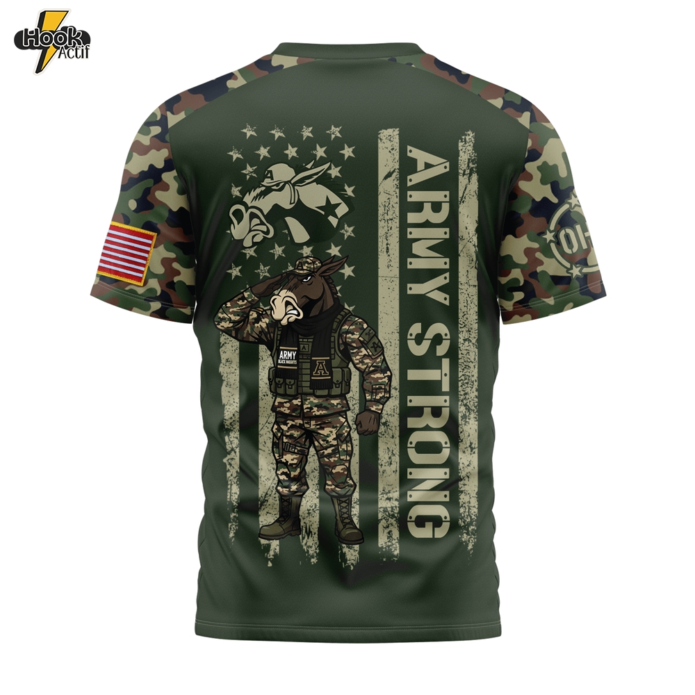 Army Black Knights Army Strong 3D Tshirt Army Black Knights Army Strong 3D Tshirt