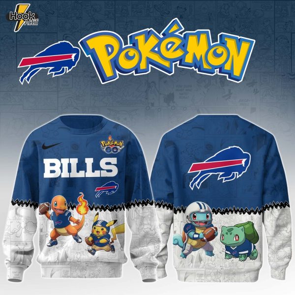 BUF Bills Special Pokemon Limited Edition Sweatshirt