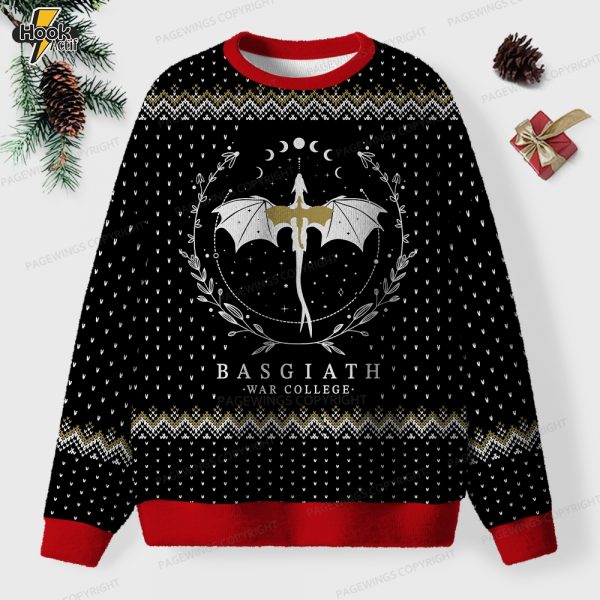 Basgiath War College Unisex Ugly Knit Christmas Sweater