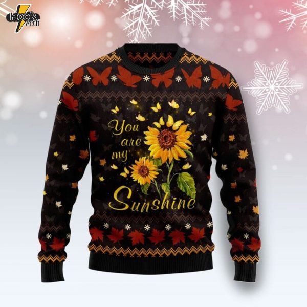 Butterfly Sunshine Ugly Christmas Sweater