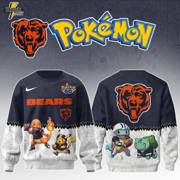 CHI Bears Special Pokemon Limited Edition Sweatshirt