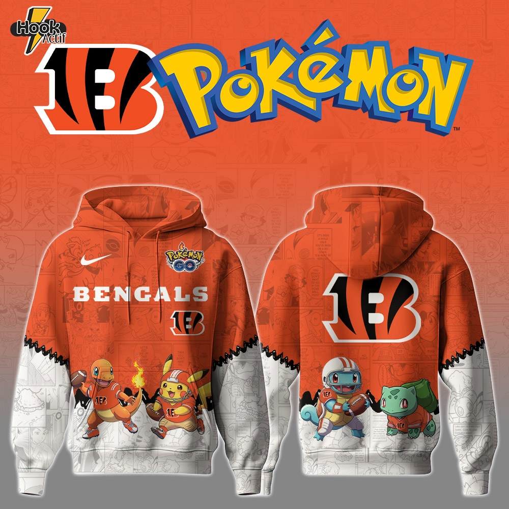 CIN Bengals Special Pokemon Limited Edition Hoodie CIN Bengals Special Pokemon Limited Edition Hoodie