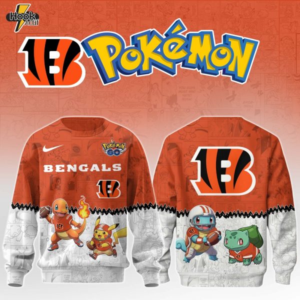 CIN Bengals Special Pokemon Limited Edition Sweatshirt