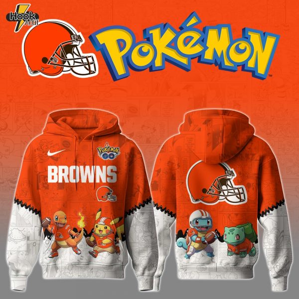 CLE Browns Special Pokemon Limited Edition Hoodie