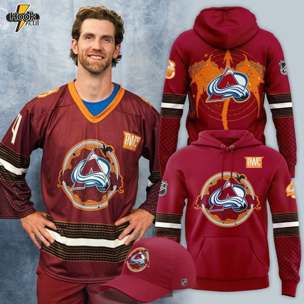 Colorado Avalanche 2025 Fourth Wing Night Hoodie Colorado Avalanche 2025 Fourth Wing Night Hoodie