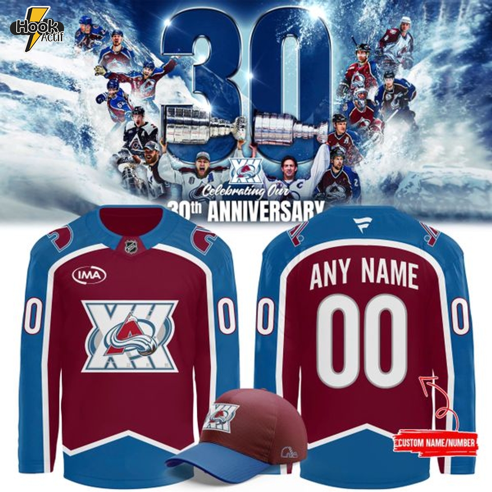 Colorado Avalanche 30th Anniversary Limited Edition Jerseys Colorado Avalanche 30th Anniversary Limited Edition Jerseys