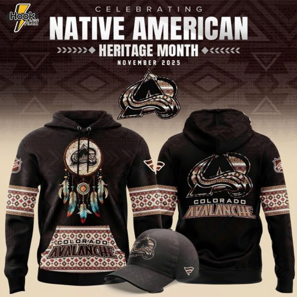 Colorado Avalanche Native American Heritage 2025 Hoodie