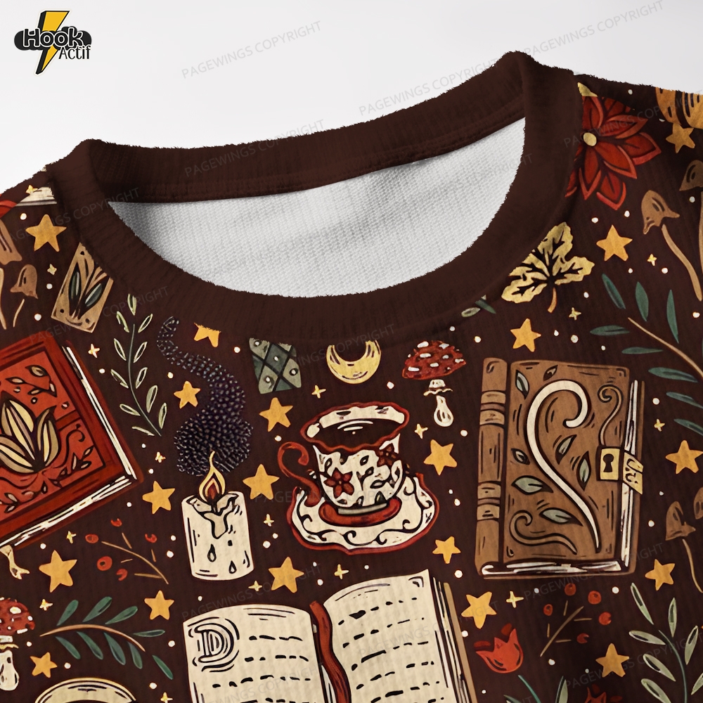 Cozy Reading Unisex Ugly Knit Christmas Sweater Cozy Reading Unisex Ugly Knit Christmas Sweater