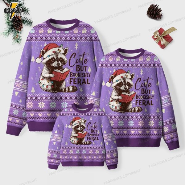Cute-But-Bookishly-Feral-Unisex-Ugly-Knit-Christmas-Sweater-2.jpg