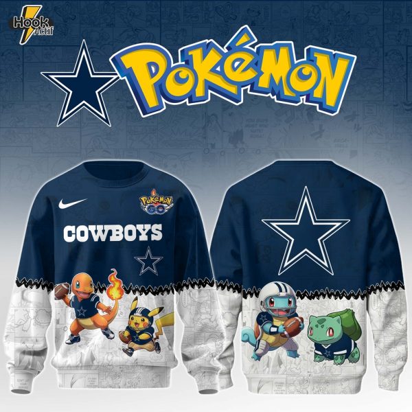 DAL Cowboys Special Pokemon Limited Edition Sweatshirt