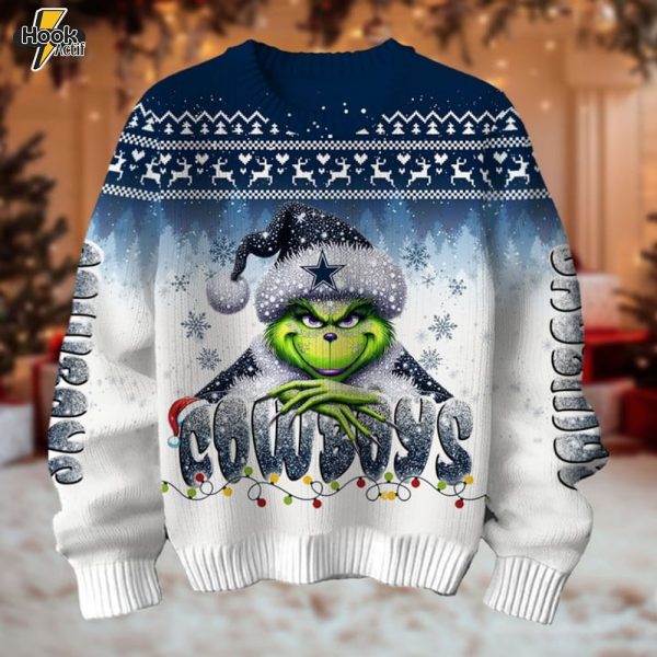 Dallas Cowboys x Grinch Christmas Sweater