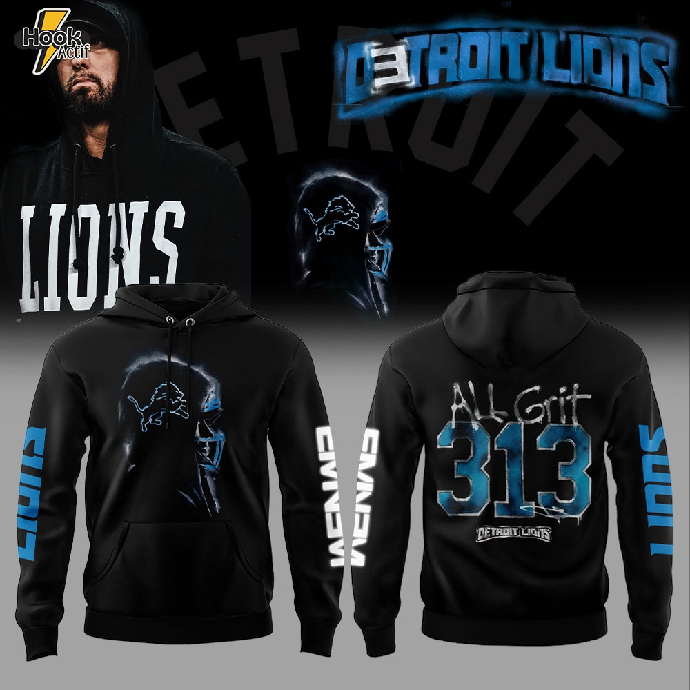 Eminem x Lions Available Collection 2025 Combo Black Hoodie Eminem x Lions Available Collection 2025 Combo Black Hoodie