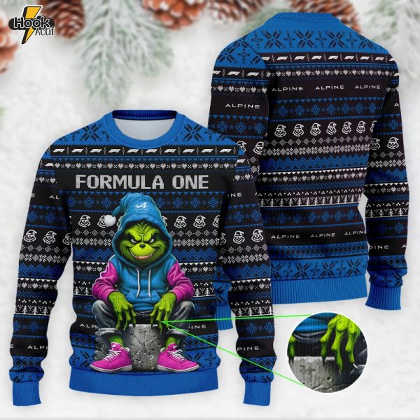 Grinch x Alpine Formula 1 – Ugly Sweater