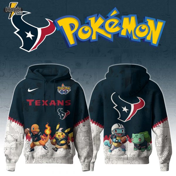 HOU Texans Special Pokemon Limited Edition Hoodie