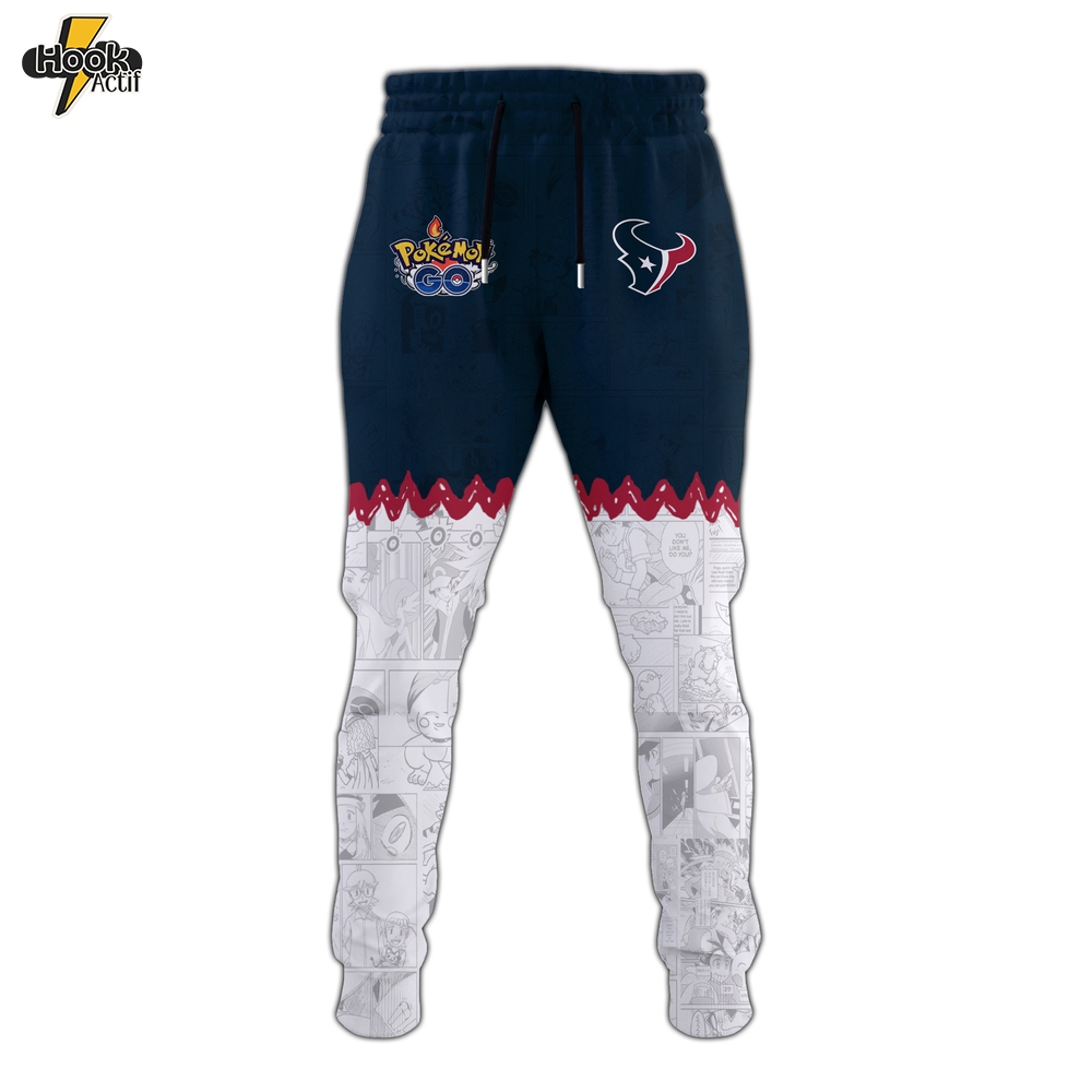 HOU Texans Special Pokemon Limited Edition Sweatshirt HOU Texans Special Pokemon Limited Edition Sweatshirt