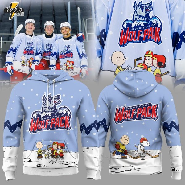 Hartford Wolf Pack x Snoopy limited editions Hoodie