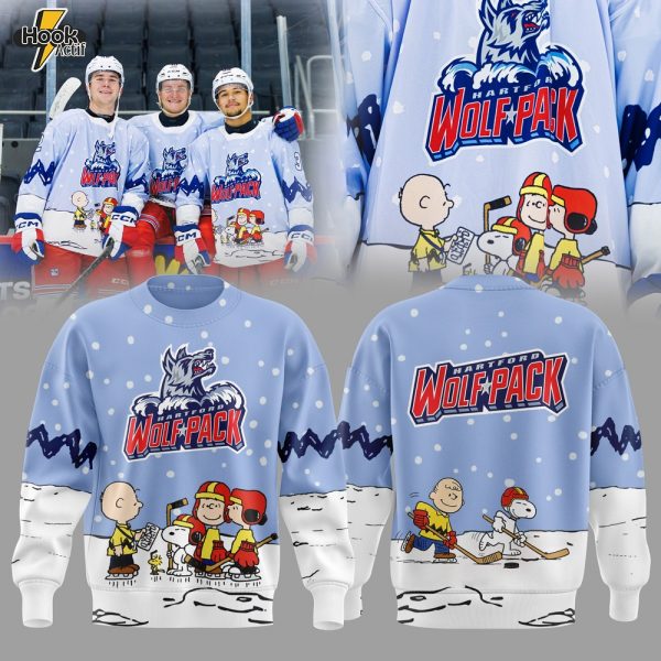 Hartford Wolf Pack x Snoopy limited editions Sweatshirt