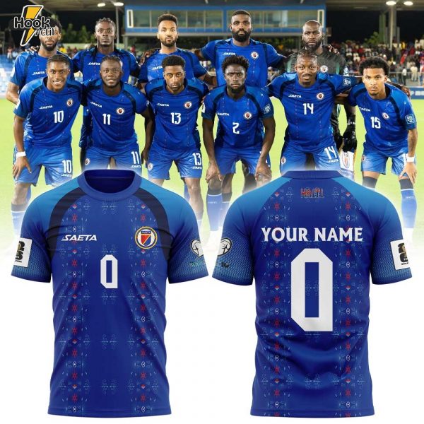 Haïtienne De Football 2026 World Cup Collection Combo Shirt Custom Name, Number For Fans