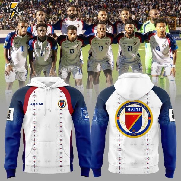 Haïtienne De Football 2026 World Cup Collection Combo White Hoodie