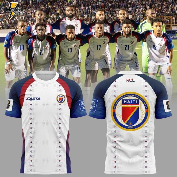 Haïtienne De Football 2026 World Cup Collection Combo White Shirt