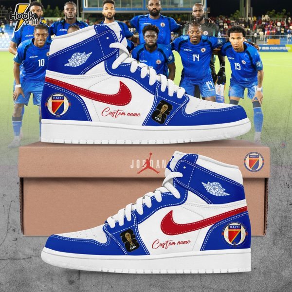 Haïtienne De Football 2026 World Cup Collection Custom Name Shoes JD V2
