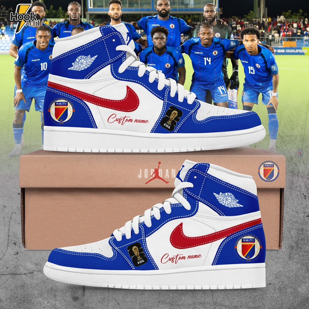 Haïtienne De Football 2026 World Cup Collection Custom Name Shoes JD V2 Haïtienne De Football 2026 World Cup Collection Custom Name Shoes JD V2