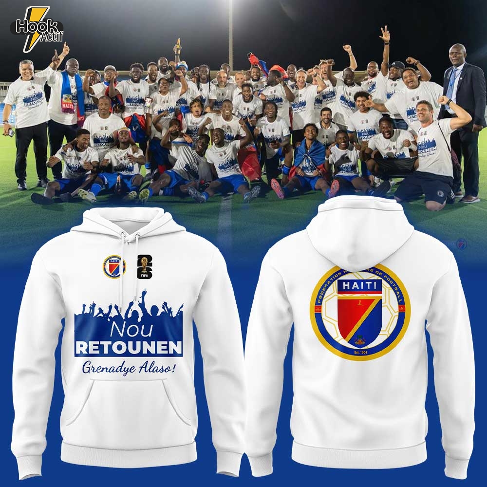 Haïtienne De Football Nou Retounen Collection Combo Hoodie Haïtienne De Football Nou Retounen Collection Combo Hoodie