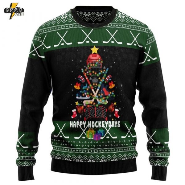Hockey Christmas Ugly Christmas Sweater