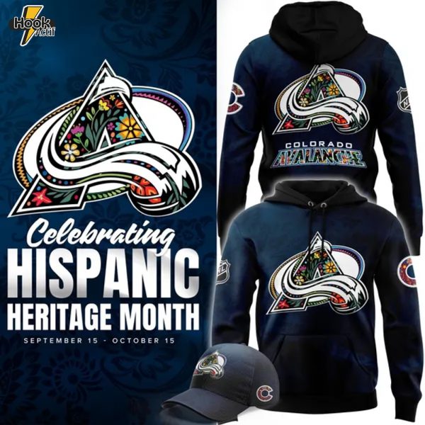 Colorado Avalanche 2025 Hispanic Heritage Month Hoodie