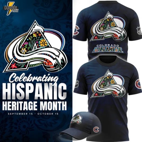 Colorado Avalanche 2025 Hispanic Heritage Month T-shirt