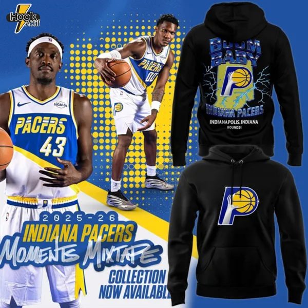 Exclusive Indiana Pacers Moments Mixtapes Hoodie - Black