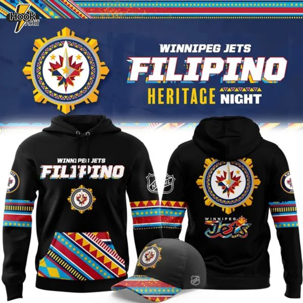 Exclusive Winnipeg Jets 2025 Filipino Heritage Night Hoodie (V1)