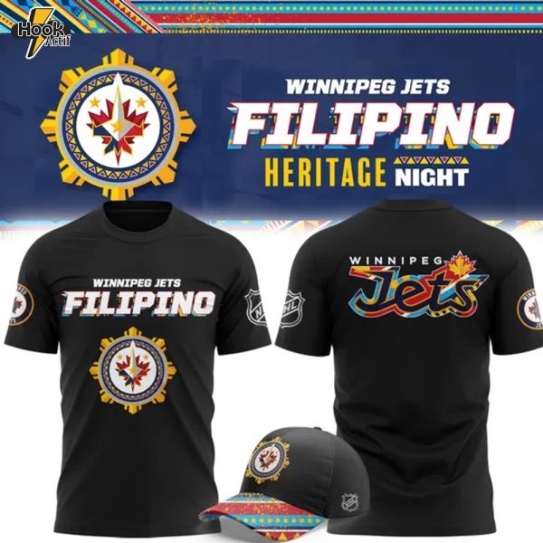 Exclusive Winnipeg Jets 2025 Filipino Heritage Night T-shirt