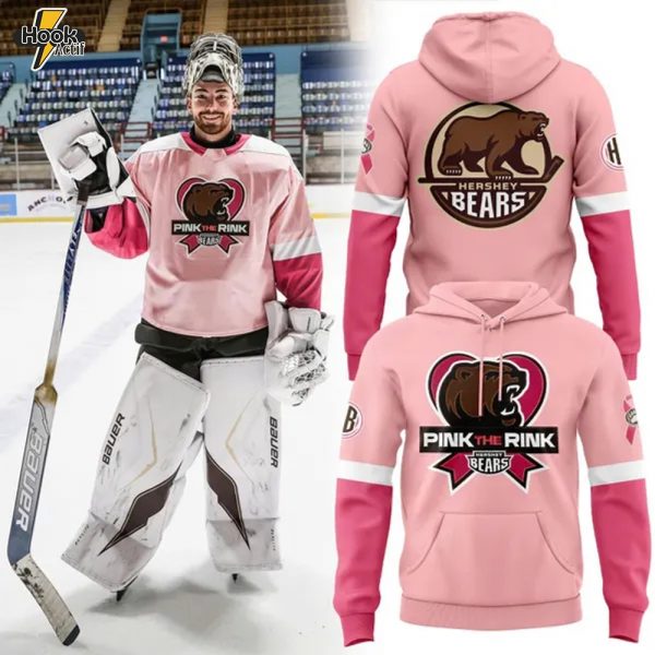 Hershey Bears 2025 Pink in the Rink Hoodie