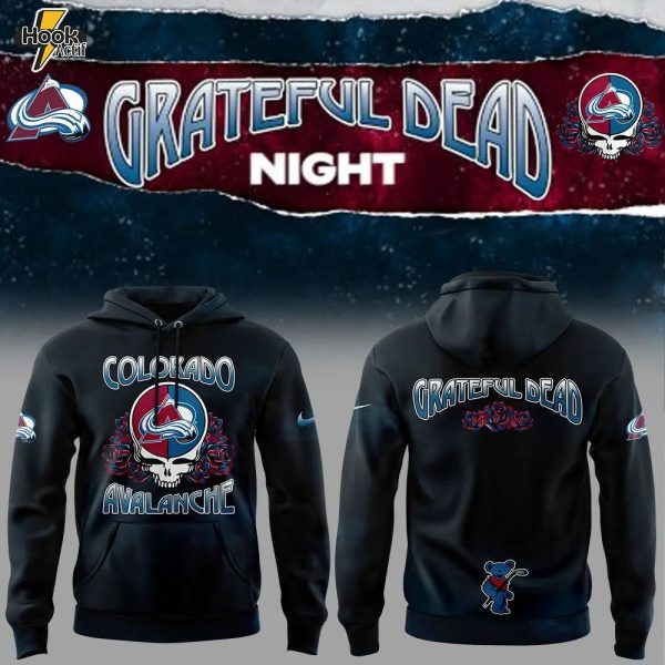 Limited Edition Colorado Avalanche Grateful Dead Night Hoodie